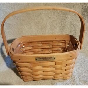 Vintage Longaberger 1996 Dresden Tour Basket II. Signed By 3 Family Members‎